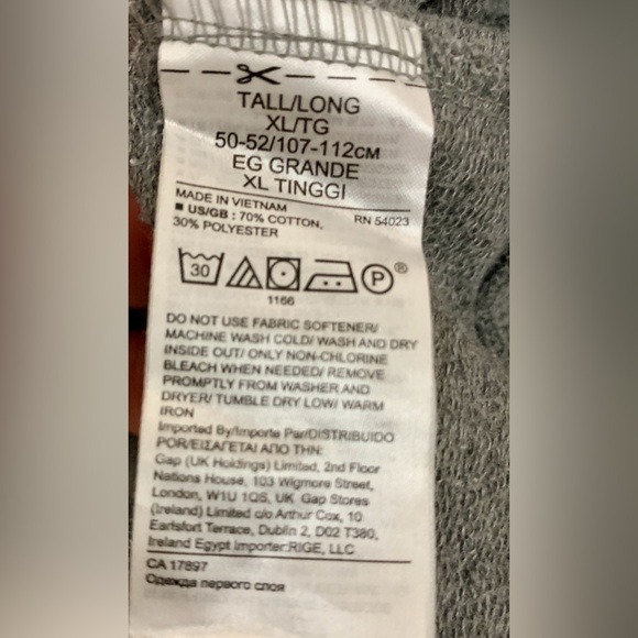 Men's XL Tall Heather Grey Banana Republic Core Temp Shirt - Picture 8 of 14